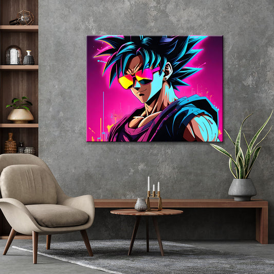 Tableau Black Rose Goku