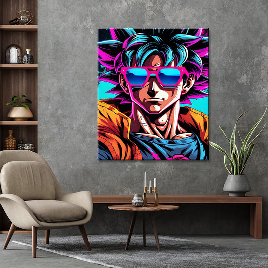 Tableau Goku PopArt 2