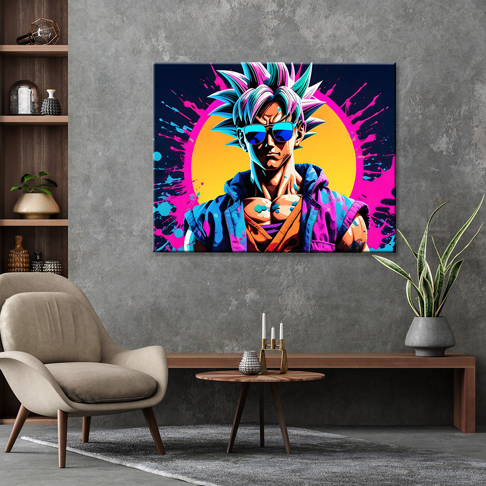 Tableau Goku Pop Art