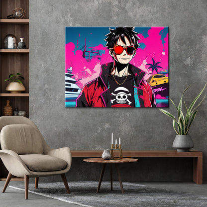 Tableau Moderne Luffy