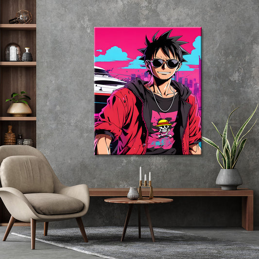 Tableau Luffy Modern Yatch