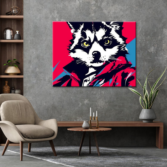 Tableau Loup Design Modern