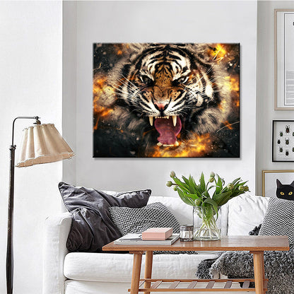 Tableau Tigre Enervé