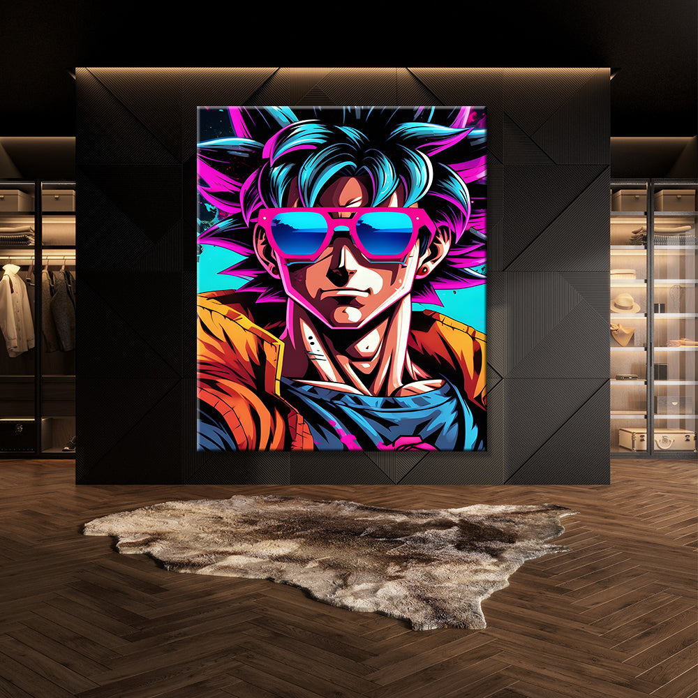 Tableau Goku PopArt 2