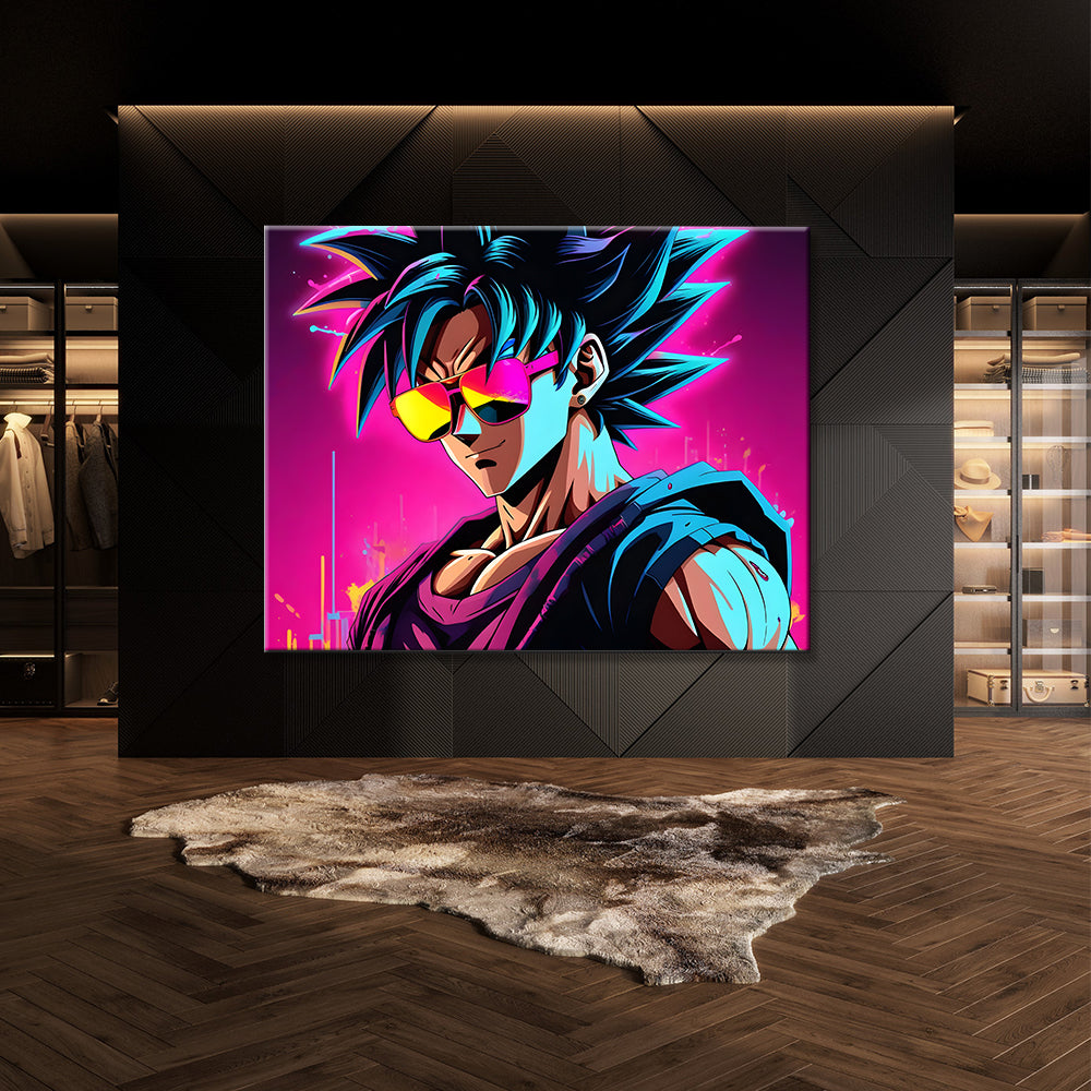 Tableau Black Rose Goku