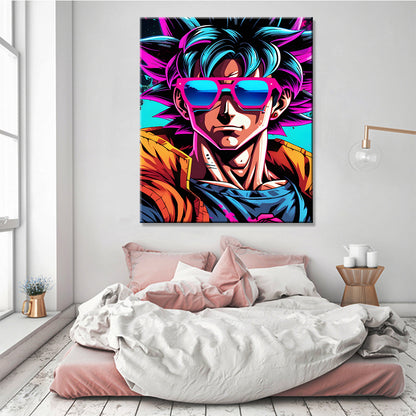 Tableau Goku PopArt 2