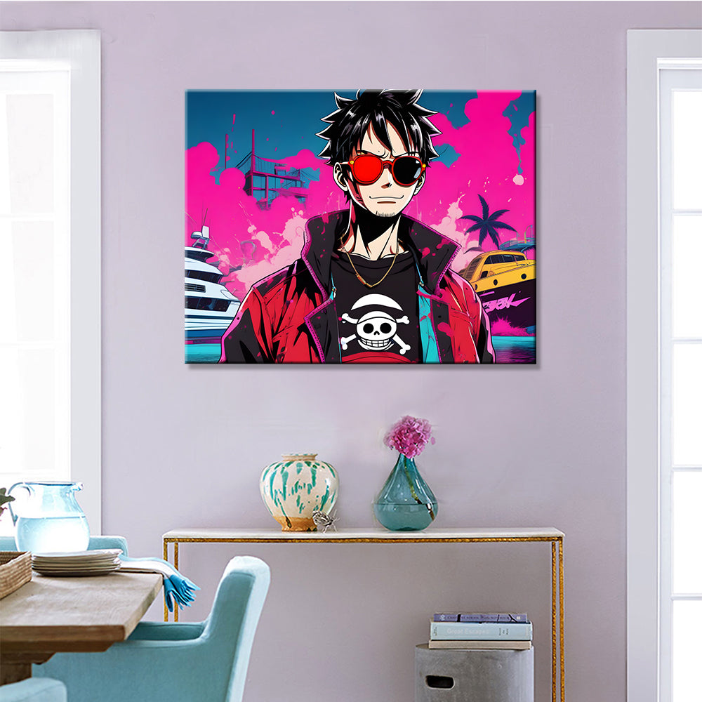 Tableau Moderne Luffy