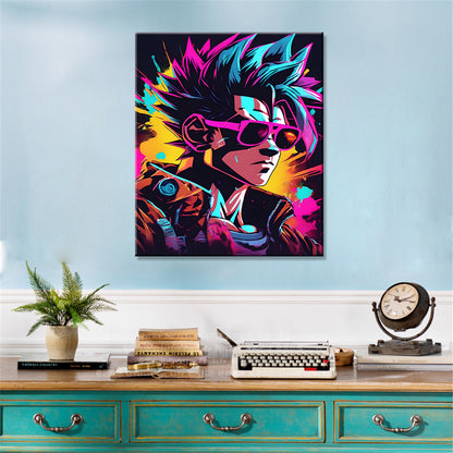 Tableau Goku PopArt 3