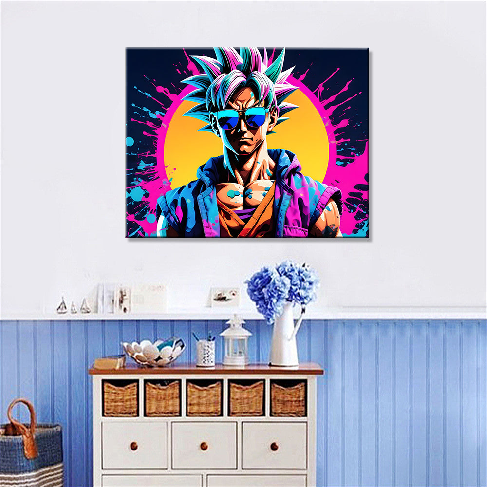 Tableau Goku Pop Art