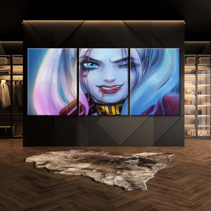 Tableaux de Harley Quinn 1 - 3 Pièces - Home sweet - 3, manga