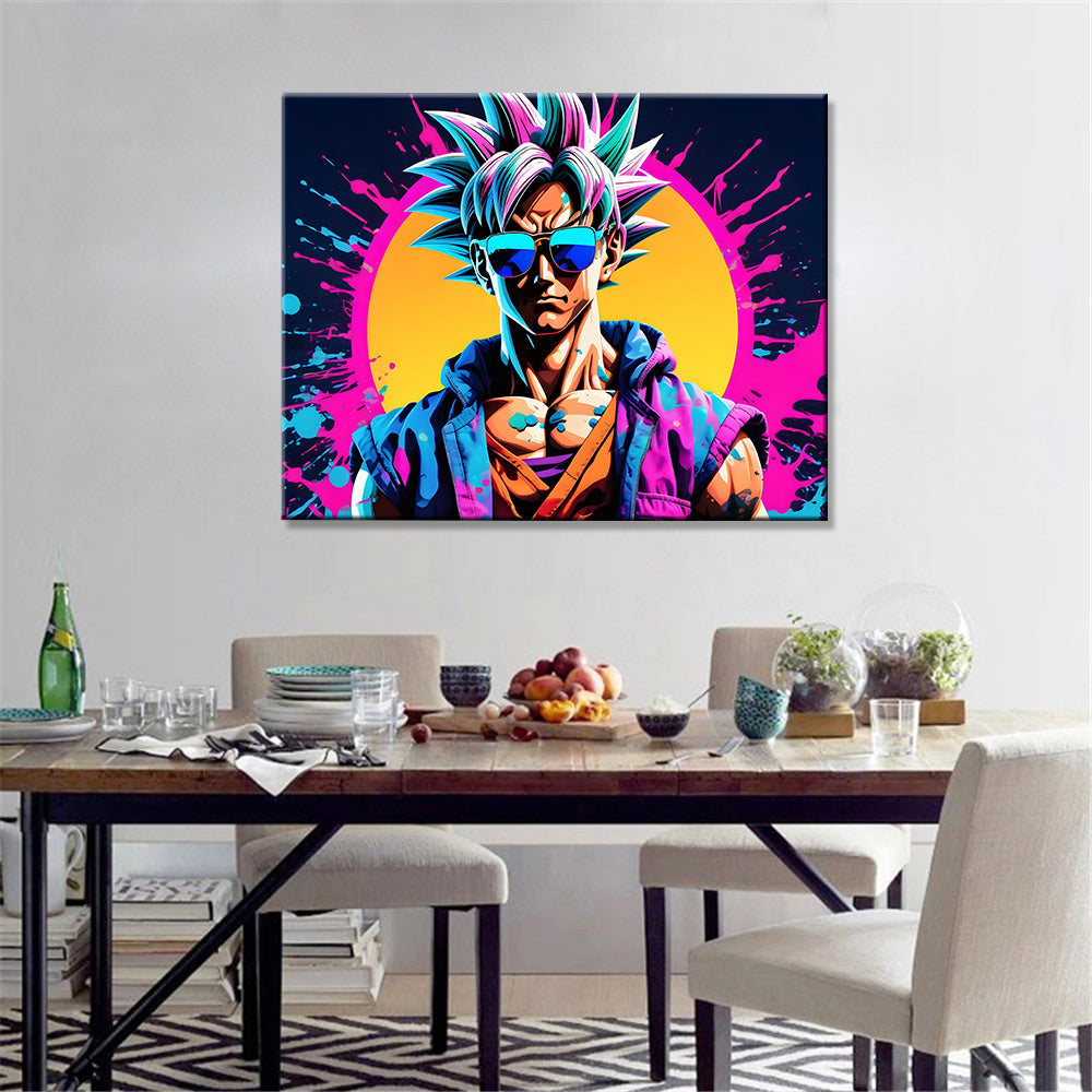 Tableau Goku Pop Art