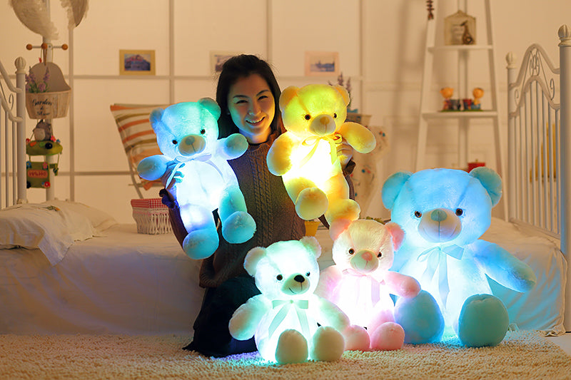 Peluche / Veilleuse LED - Ours - 32 / 50 Cm - Home sweet - LED, Peluche