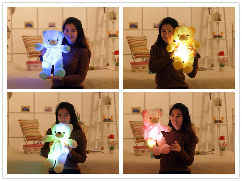 Peluche / Veilleuse LED - Ours - 32 / 50 Cm - Home sweet - LED, Peluche