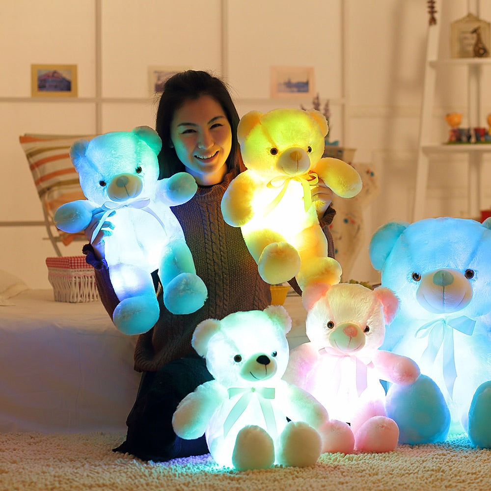 Peluche / Veilleuse LED - Ours - 32 / 50 Cm - Home sweet - LED, Peluche