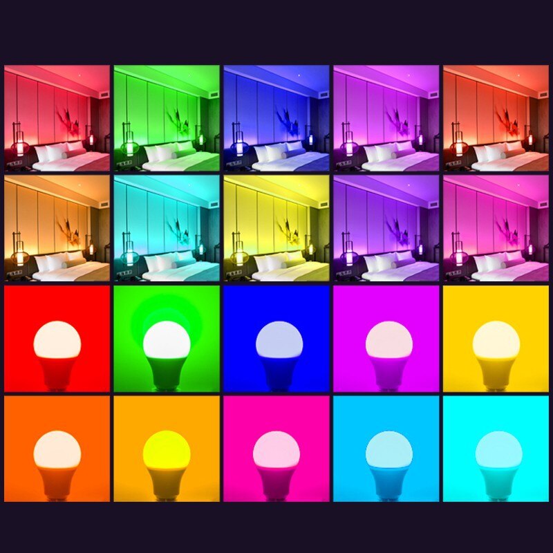 Ampoule LED 16 couleurs RBG - Home sweet - GAMING, LED