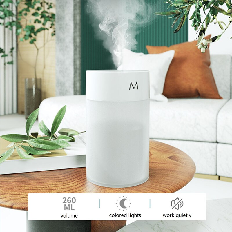 Humidificateur d'air 260ML - LED - 7 couleurs - Home sweet - GAMING, Humidificateur, LED