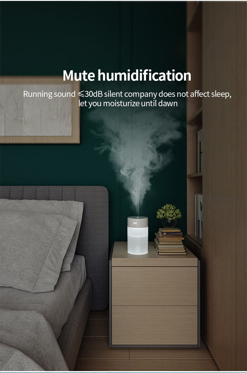 Humidificateur d'air 260ML - LED - 7 couleurs - Home sweet - GAMING, Humidificateur, LED