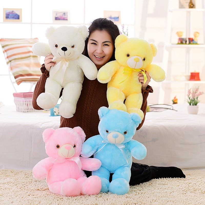 Peluche / Veilleuse LED - Ours - 32 / 50 Cm - Home sweet - LED, Peluche