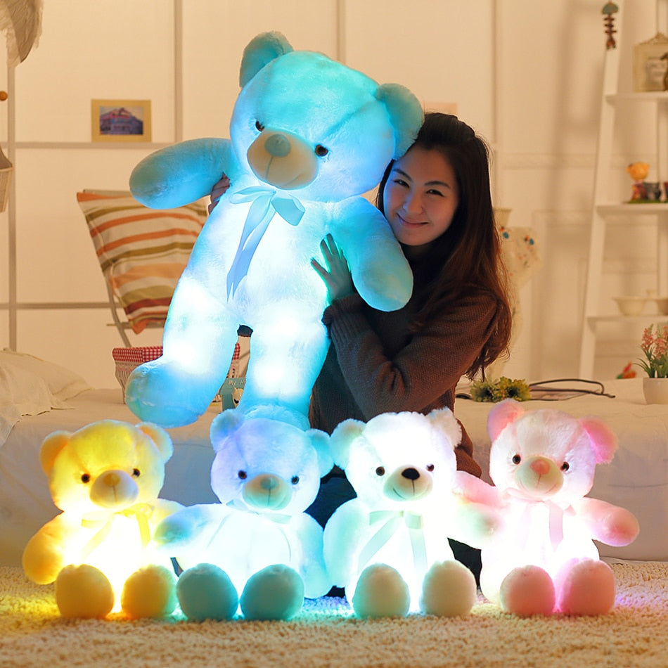 Peluche / Veilleuse LED - Ours - 32 / 50 Cm - Home sweet - LED, Peluche